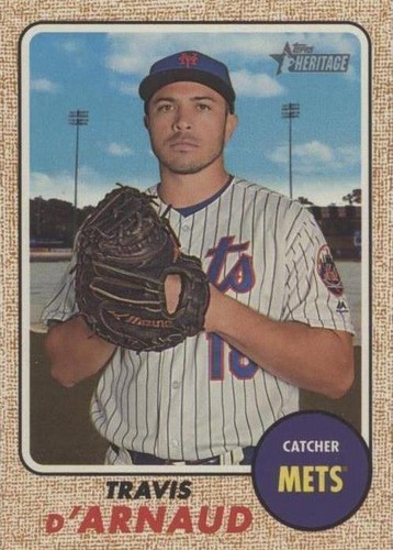 2017 Topps Heritage High Number - Travis d'Arnaud #590