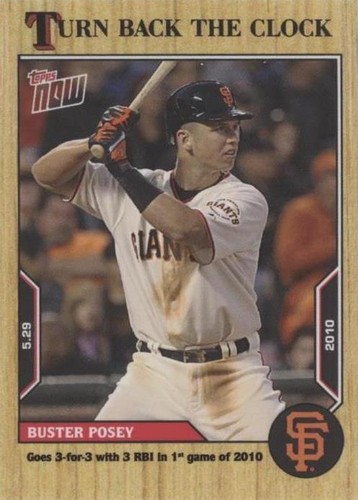 2022 Topps Now Turn Back the Clock - Buster Posey #60
