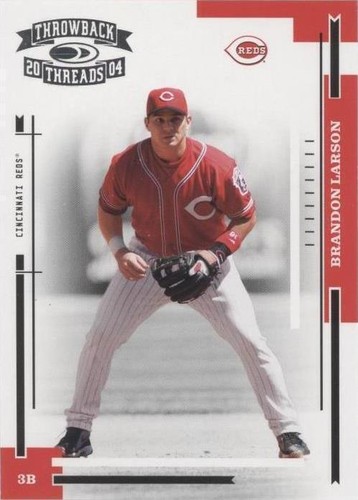 2004 Donruss Throwback Threads - Brandon Larson #55