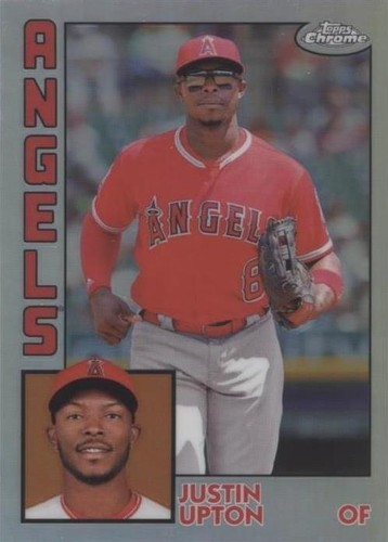 2019 Topps Chrome - Justin Upton #84TC-10