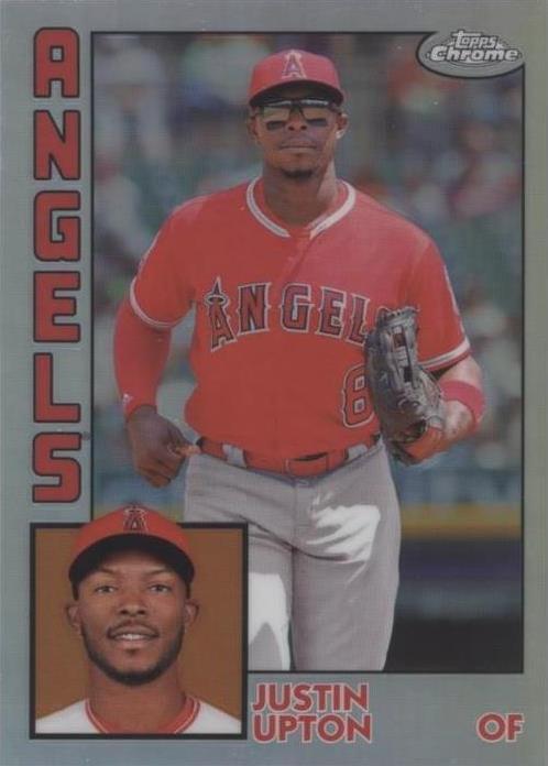 2019 Topps Chrome - Justin Upton #84TC-10