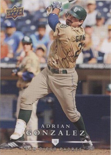 2008 Upper Deck First Edition - Adrian Gonzalez #449