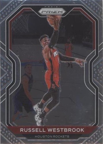 Russell Westbrook #17 2020-21 Panini Prizm Fireworks Houston 
