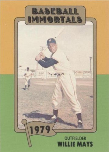 1980-87 SSPC Baseball Immortals - Willie Mays #168