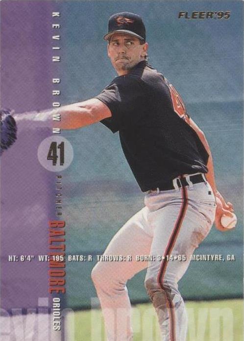 Actualización Fleer 1995 - Kevin Brown #U-4