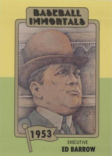 1980-84 SSPC Baseball Immortals 1st Printing - Ed Barrow #63