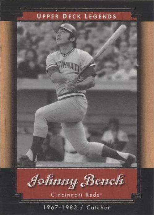 2001 Upper Deck Legends - Johnny Bench #87