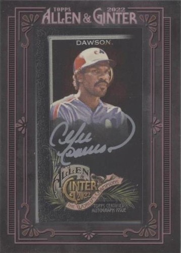 2022 Topps Allen & Ginter X - Andre Dawson #MA-AD
