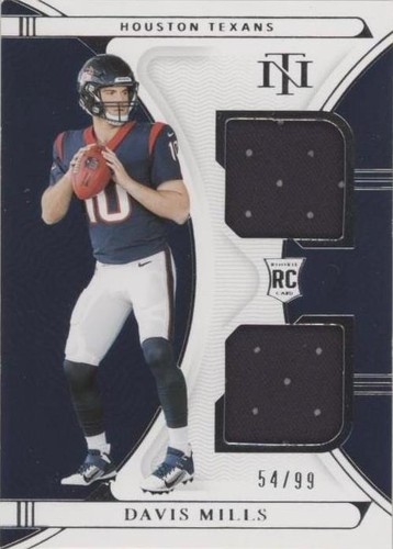 2021 Panini National Treasures Davis Mills #RDM-22