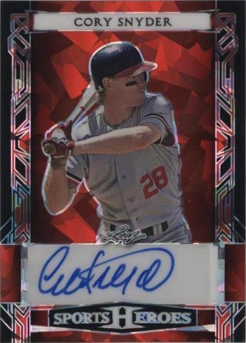 2024 Leaf Metal Sports Heroes - Cory Snyder #BA-CS2
