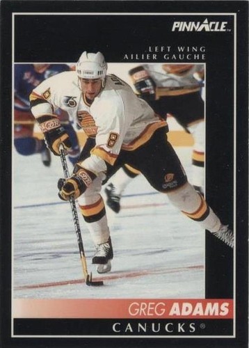 1992-93 Pinnacle Canadian - Greg Adams #28