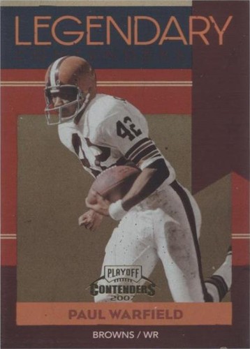 2007 Playoff Contenders Paul Warfield #LC-14