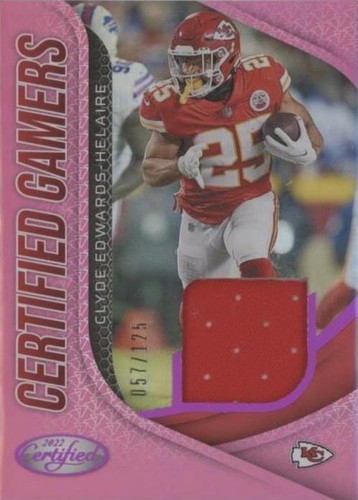 2022 Panini Certified Clyde Edwards-Helaire #CG-CEH