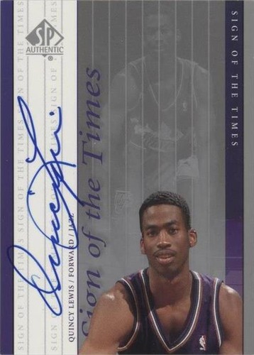 1999-00 SP Authentic - Quincy Lewis #QL