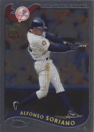 2002 Topps Chrome - Alfonso Soriano #95