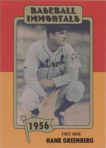 1980-87 SSPC Baseball Immortals - Hank Greenberg #81