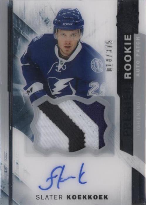 2015-16 Upper Deck Premier - Slater Koekkoek #92