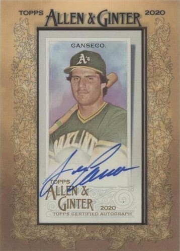 2020 Topps Allen & Ginter's - Jose Canseco #MA-JC