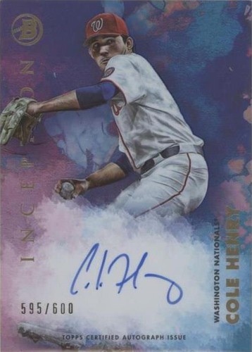 2021 Bowman Inception - Cole Henry #PA-CHR