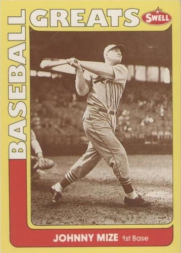 1991 Swell Baseball Greats - Johnny Mize #62