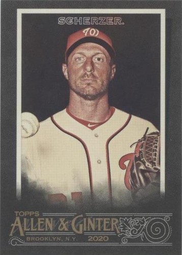 2020 Topps Allen & Ginter's X - Max Scherzer #100