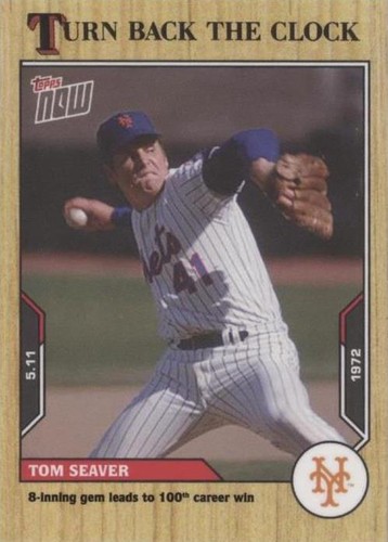 2021 Topps Now Turn Back the Clock - Tom Seaver #41