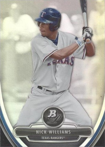 2013 Bowman Platinum - Nick Williams #BPP95