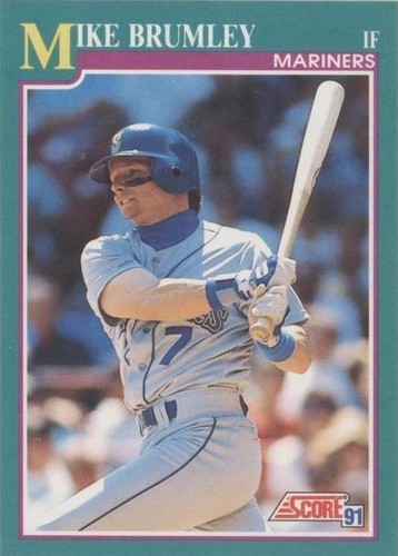 1991 Score - Mike Brumley #624