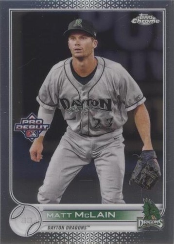 2022 Topps Pro Debut - Matt McLain #PDC-110