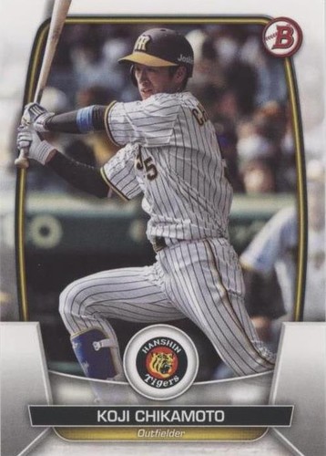 Koji Chikamoto #'d /50 - 2023 Topps NPB 206 Gold Stadium