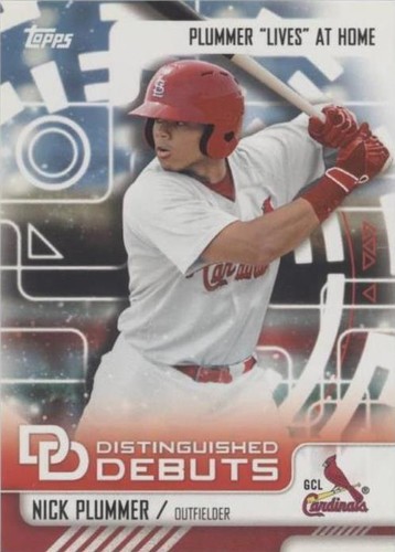 2016 Topps Pro Debut - Nick Plummer #DD-22