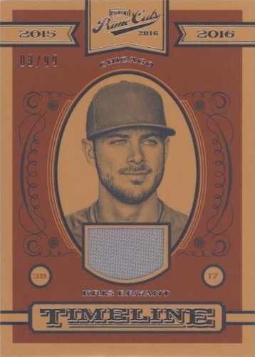 2016 Panini Prime Cuts - Kris Bryant #T-KB