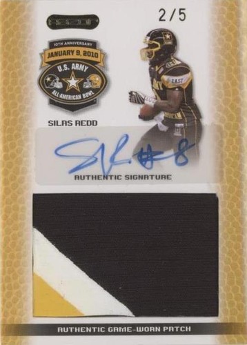 2010 Razor U.S. Army All-American Bowl Silas Redd #PT-SR1