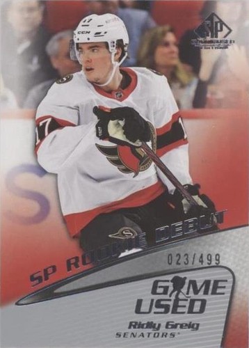 2023-24 Upper Deck SP Game Used - Ridly Greig #R-9