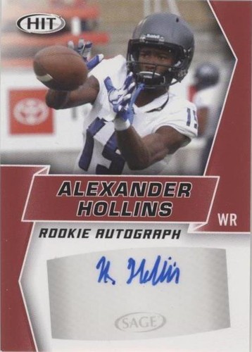 2019 Sage Hit Premier Draft Alexander Hollins #A81