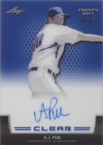 2017 Leaf Trinity - A.J. Puk #CA-AJP