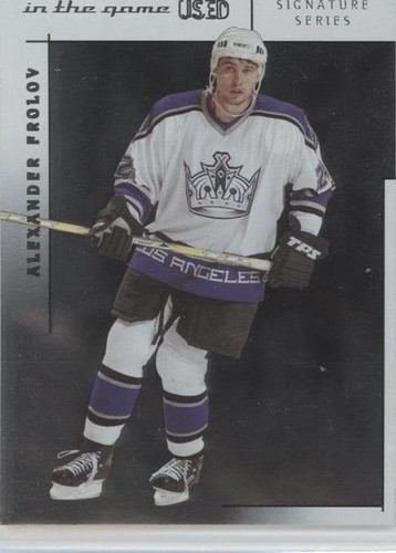2003-04 In the Game-Used Signature Series - Alex Frolov #3