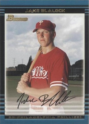 2002 Bowman Draft Picks & Prospects - Jake Blalock #BDP84