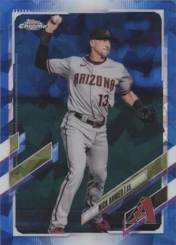 2021 Topps Chrome Sapphire Edition - Nick Ahmed #618