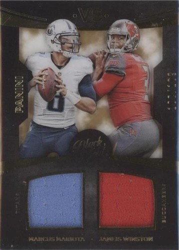 2015 Panini Black Gold Jameis Winston Marcus Mariota #VS-MW