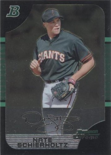 2005 Bowman Chrome - Nate Schierholtz #145
