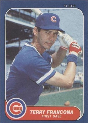 1986 Fleer Update - Terry Francona #U-43