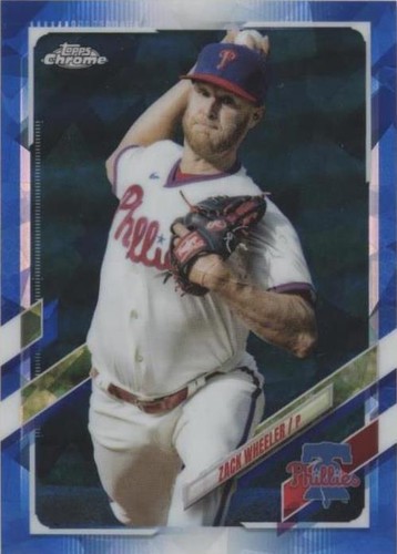 2021 Topps Chrome Update Series Sapphire Edition - Zack Wheeler #US150