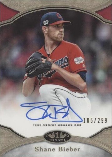 2020 Topps Tier One - Shane Bieber #PPA-SB