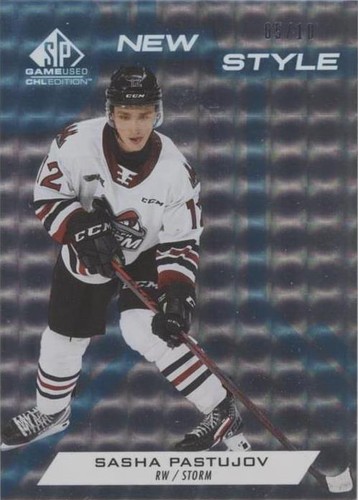 2021-22 Upper Deck SP Game Used CHL Edition - Sasha Pastujov #NS-SP