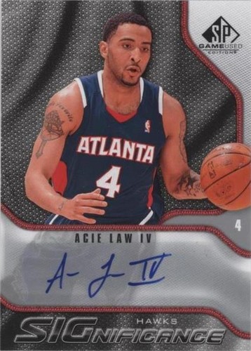 2009-10 SP Game Used - Acie Law #S-AL