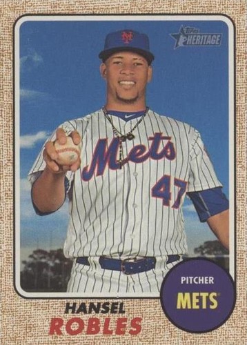 2017 Topps Heritage High Number - Hansel Robles #672