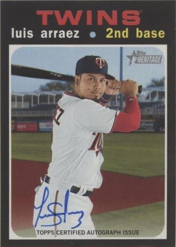 2020 Topps Heritage High Number - Luis Arraez #ROA-LA
