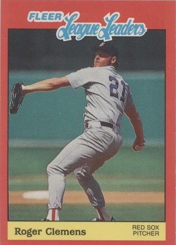 1989 Fleer Baseball's League Leaders - Roger Clemens #5