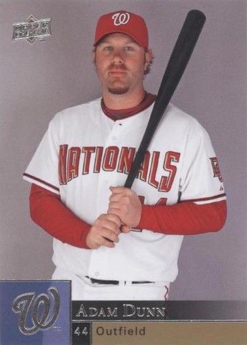 ADAM DUNN /99 UPPER DECK UD GOLD WASHINGTON NATIONALS #928